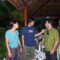 Isabel, Leo e Maurício