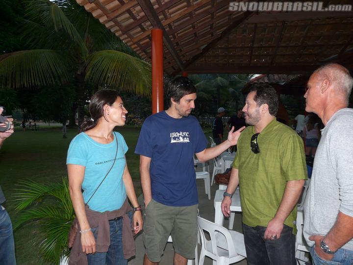 Isabel, Leo e Maurício